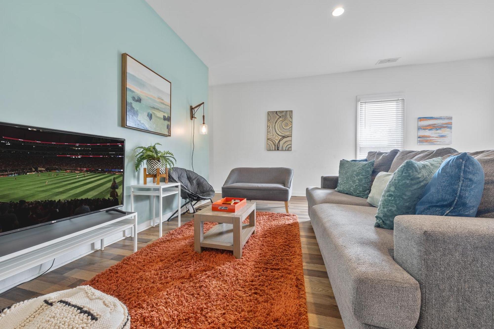 3 Bedroom House With Parking, Wi-fi And Washer-dryer Ferienhaus Atlanta